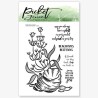 (OC-115)Picket Fence Studios Whelk Shell Scene Clear Stamps