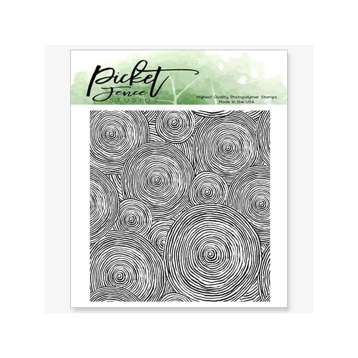 (BB-135)Picket Fence Studios Round and Round We Go Clear Stamps