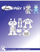 (BLD1257)By Lene Robots Cutting & Embossing Dies