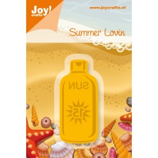 (6002/0178)Cutting & Embossing stencil bottle of sun screen