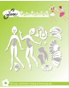 (BLD1260)By Lene Fairies 2 Cutting & Embossing Dies