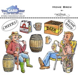 (MBGSHB)The Card Hut Home Brew Clear Stamps