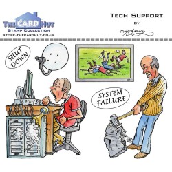 (MBGSTS)The Card Hut Tech Support Clear Stamps