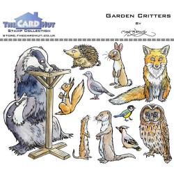 (MBOGC)The Card Hut Garden Critters Clear Stamps