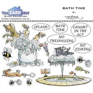(MBPBT)The Card Hut Bath Time Clear Stamps