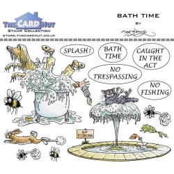 (MBPBT)The Card Hut Bath Time Clear Stamps