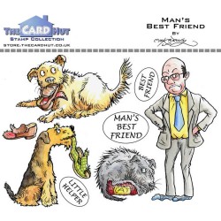 (MBPMBF)The Card Hut Man's Best Friend Clear Stamps