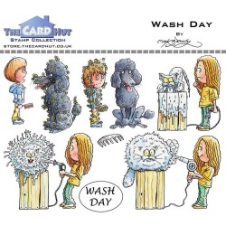 (MBPWD)The Card Hut Wash Day Clear Stamps