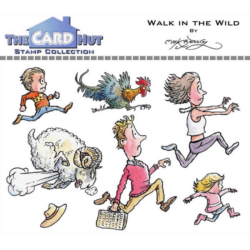 (MBWWWITW)The Card Hut Walk In The Wild Clear Stamps