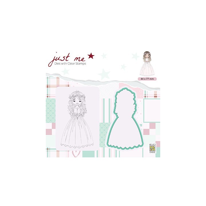 (JMSD004)Nellie's Shape Dies with clear stamp Communion