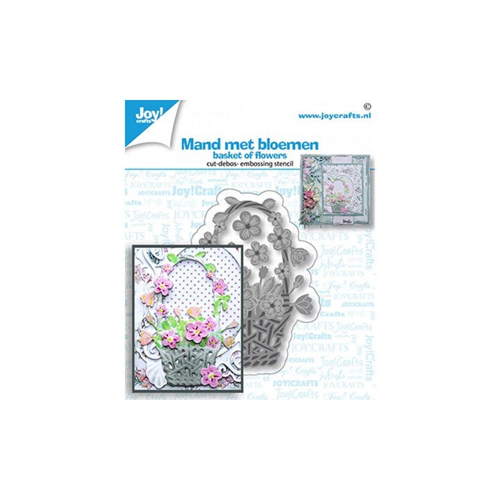 (6002/1454)Cutting debossing embossing dies Basket of flowers