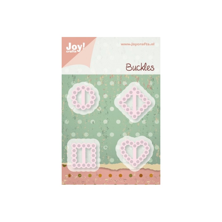 (6002/0224)Schneide & Präge Schablone Schnallen (4st)