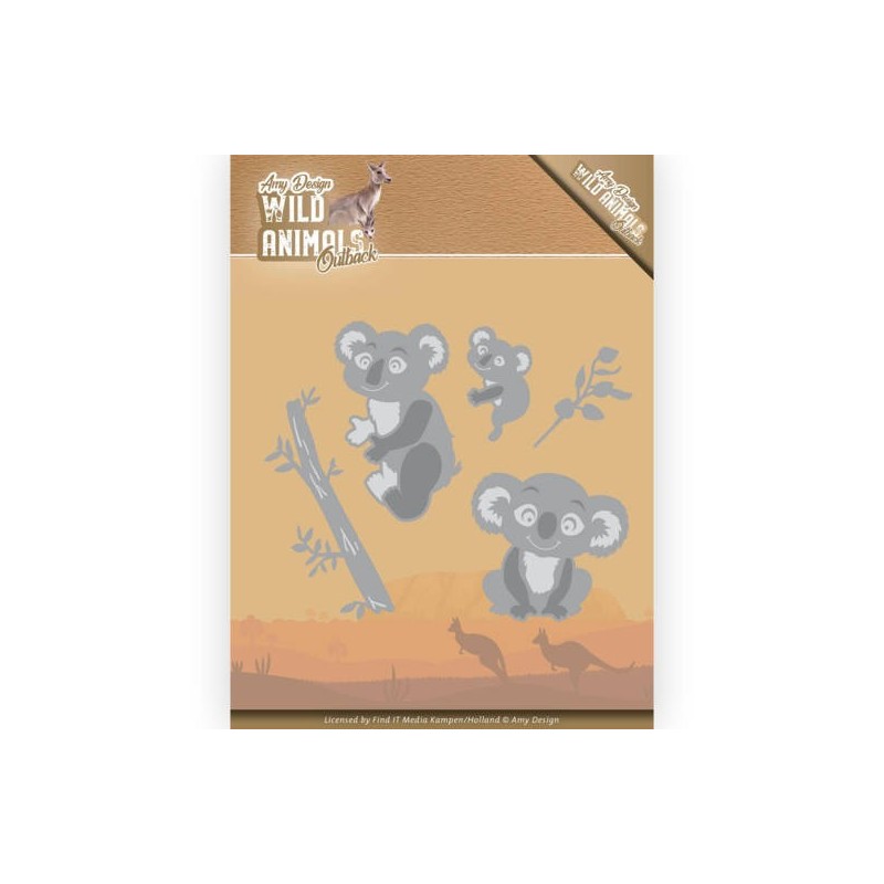 (ADD10208)Dies - Amy Design - Wild Animals Outback - Koala