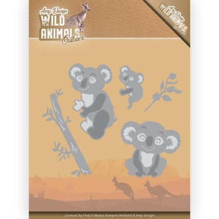 (ADD10208)Dies - Amy Design - Wild Animals Outback - Koala