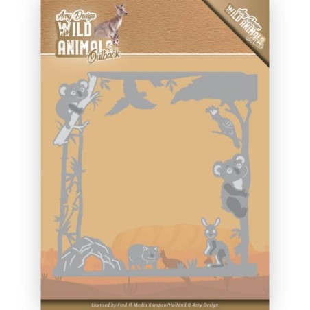 (ADD10203)Dies - Amy Design - Wild Animals Outback - Koala Frame