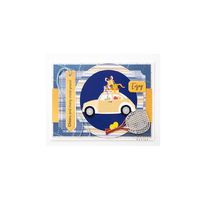 (CS1058)Clear stamp Banners by Marleen