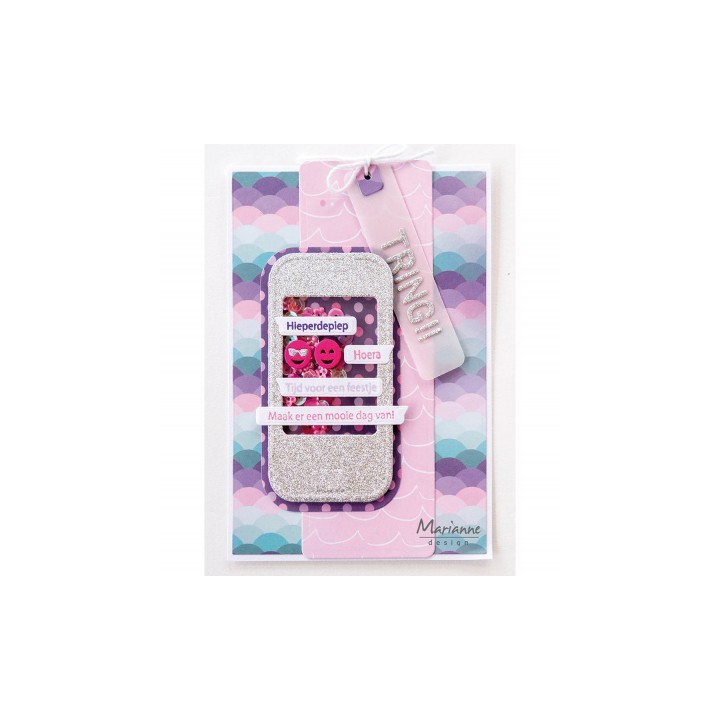 (CS1060)Clear stamp Text messages