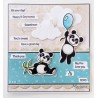 (ec0179)Clear Stamp Eline's animals - Panda's