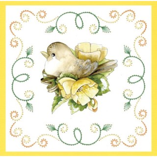 (STDO132)Stitch and Do 132 - Precious Marieke - Delicate Flowers - Birds