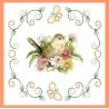 (STDO132)Stitch and Do 132 - Precious Marieke - Delicate Flowers - Birds