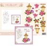 (3DCE2007)3D Card Embroidery Sheet 7 Poinsettia
