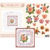 (3DCE2010)3D Card Embroidery Sheet 10 Camellia