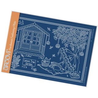 (GRO-TR-41513-04)Groovi Plate A5 LINDA WILLIAMS' IN THE GARDEN - LEMON TREE GARDEN