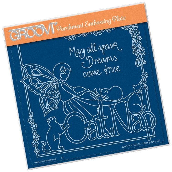 (GRO-FY-41502-03)Groovi Plate A5 MEL'S CAT NAP