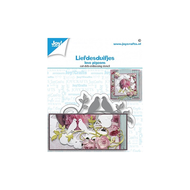 (6002/1471)Cutting debossing embossing dies Love pigeons