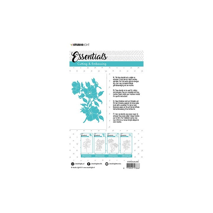 (STENCILSL305)Studio Light dies Essentials nr.305
