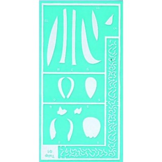 Pergamano sjabloon tulp (33301)