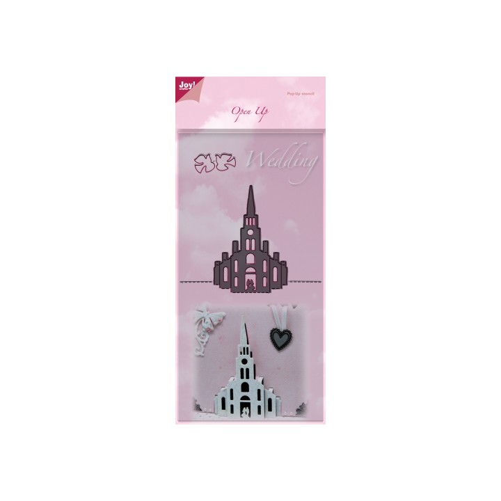 (6003/2001)Cutting & Embossing Schablone Kirche
