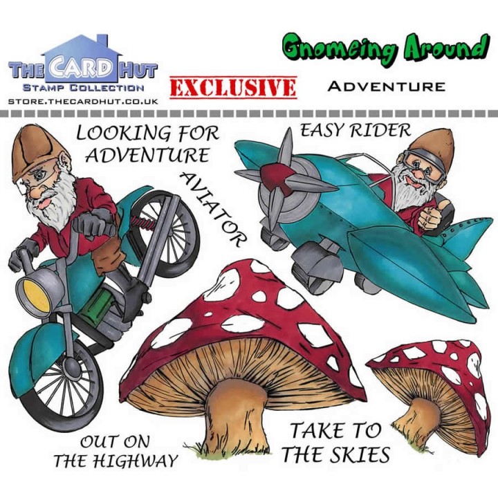 (GAXA)The Card Hut Adventure Clear Stamps