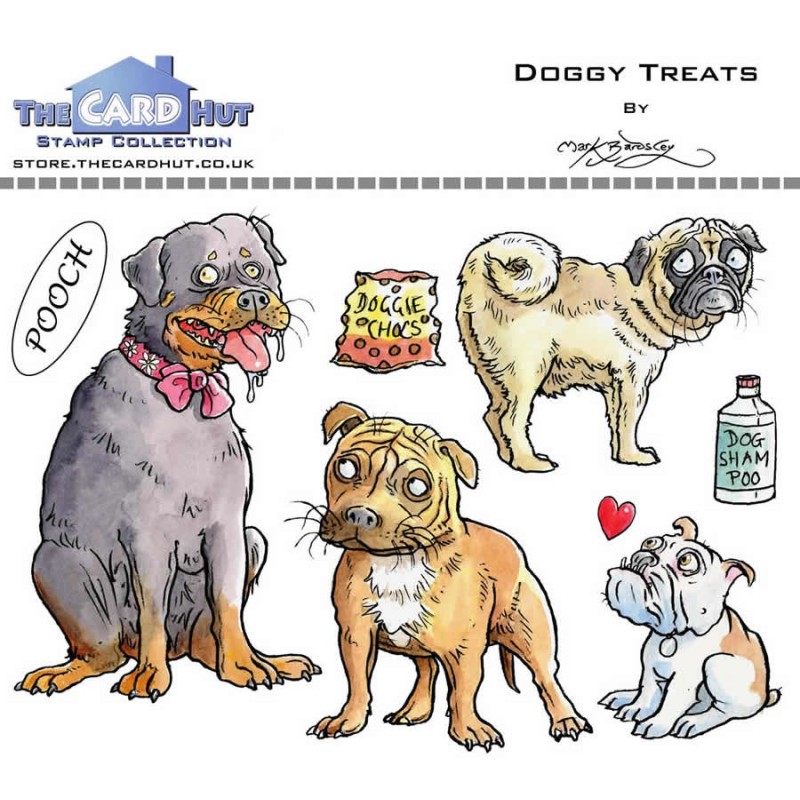 (MBPDT)The Card Hut Doggy Treats Clear Stamps