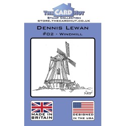 (CRDDL002)The Card Hut Windmill Clear Stamps