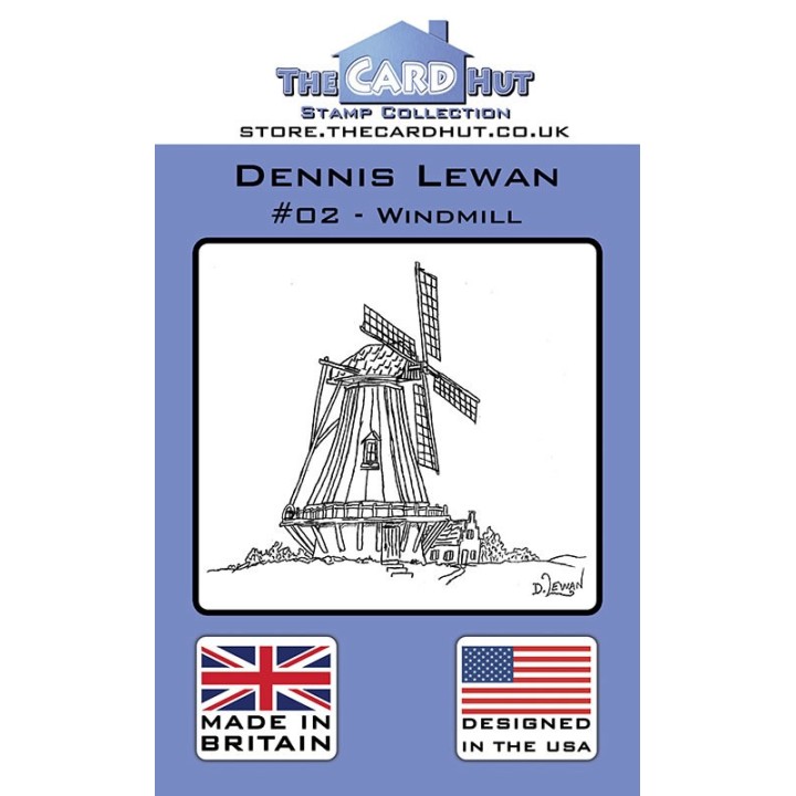 (CRDDL002)The Card Hut Windmill Clear Stamps