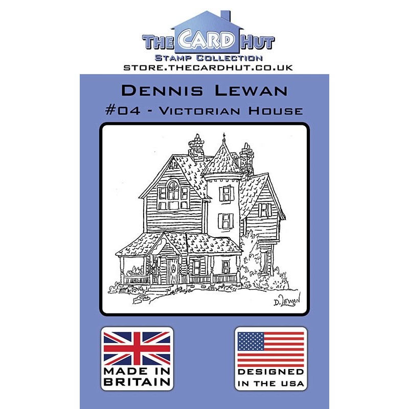 (CRDDL004)The Card Hut Victorian House Clear Stamps