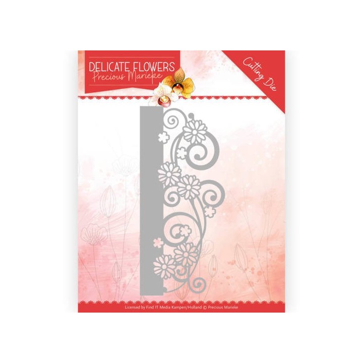 (PM10178)Dies - Precious Marieke Delicate Flowers - Delicate Border
