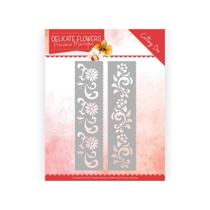 (PM10179)Dies - Precious Marieke Delicate Flowers - Delicate Flower Border