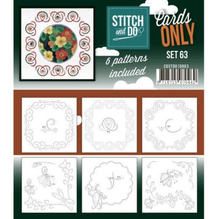 (COSTDO10063)Stitch & Do - Cards only - Set 63