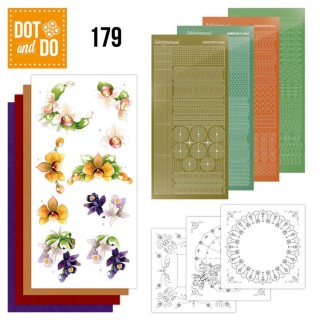 (DODO179)Dot and Do 179 - Precious Marieke - Delicate Flowers - Orchid