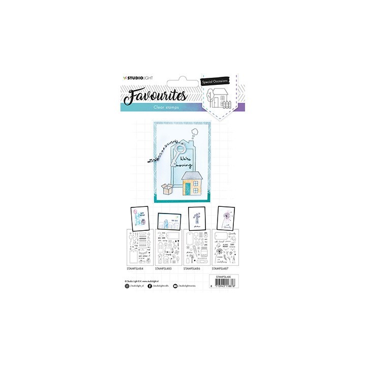 (STAMPSL485)Studio light Stamp Favourites Nr. 485
