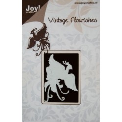 (6003/0017)Schablone Vintage Flourishes - Pauw fliegen