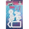 (STENCILHM291)Studio Light Cutting and Embossing Die Happy Moments nr.291