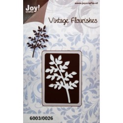 (6003/0026)Pochoir Vintage Flourishes - feuilles