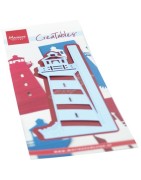 (LR0661)Creatables Gate Folding die - Light house