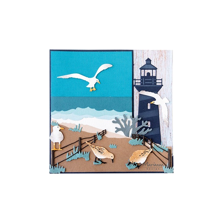 (LR0661)Creatables Gate Folding die - Light house