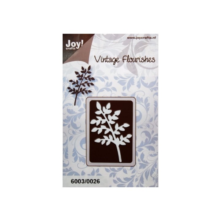 (6003/0026)stencil Vintage Flourishes - Branch leaves (thin)