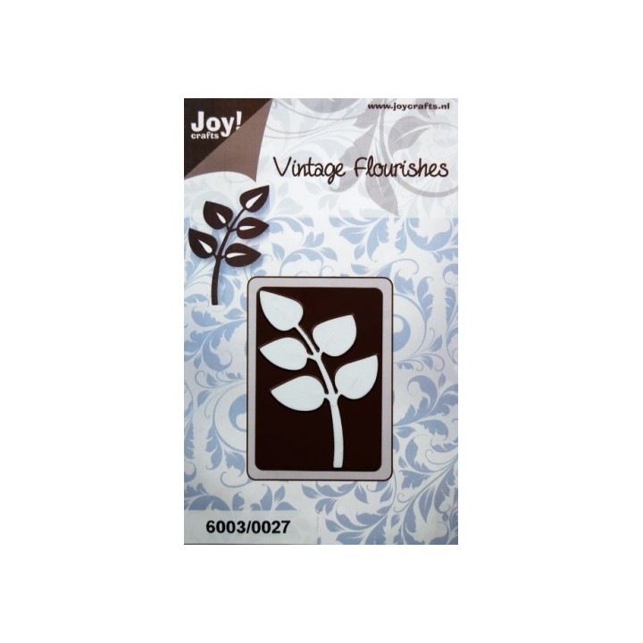 (6003/0027)Schablone Vintage Flourishes - Filiale verlässt(Dick)