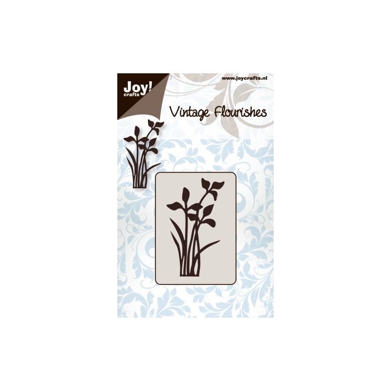 (6003/0029)stencil Vintage Flourishes - bloem/bladeren nr. 1